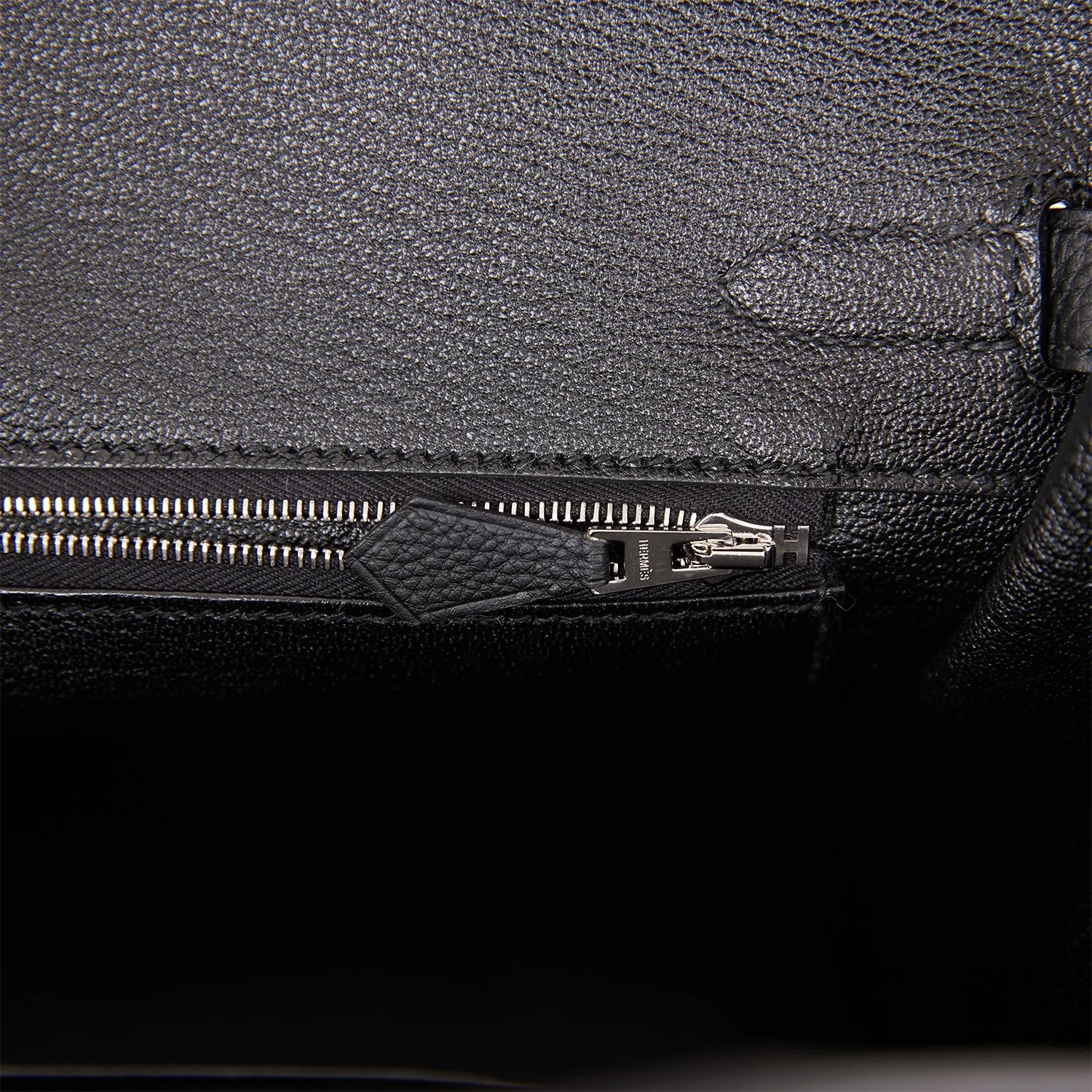 Hermès Birkin 30 Black Togo Palladium Hardware